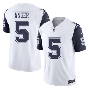 Dem Boys Mens #5 Color Rush Bryan Anger Football White Jerseys 556806-859