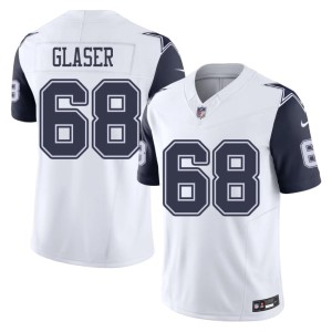 Dem Boys Stitched Chris Glaser #68 Men's Color Rush White Jersey 907061-121