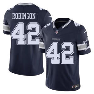 Cowboys Men's Navy Curtis Robinson #42 Official Jerseys 133974-500