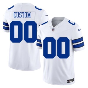 DAL Cowboys Custom Men #00 White NFL Jersey 925703-473