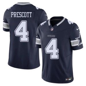 DAL Cowboys Limited Dak Prescott Men Navy #4 Jersey 770320-795