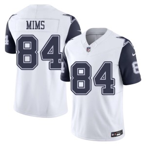 Cowboys Nation White Color Rush #84 Denzel Mims Men's 2026 Jersey 472836-736