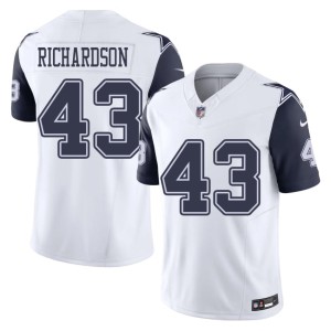 Dallas Cowboys Men Color Rush Dominic Richardson White Limited #43 Jerseys 791698-300