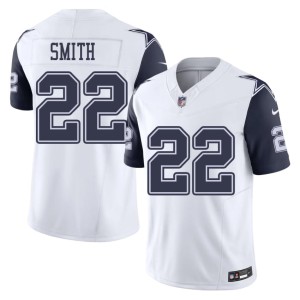 Cowboys Nation Replica Color Rush Men's #22 White Emmitt Smith Jerseys 687804-149