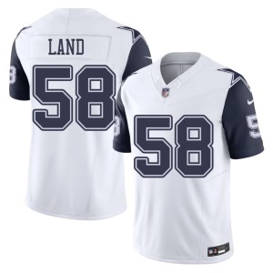 The Pokes Color Rush Player Isaiah Land #58 White Men's Jersey 844811-291