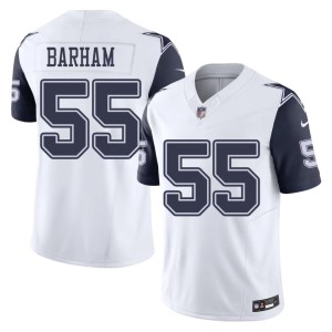 DAL Cowboys #55 Color Rush Jaishawn Barham Men White Limited Jerseys 201311-741