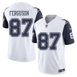 D-Boys Embroidery White Mens #87 Color Rush Jake Ferguson Jerseys 879507-529