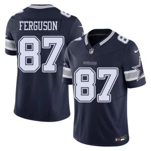 Dallas Cowboys Jake Ferguson Limited #87 Men's Navy Jerseys 490386-273