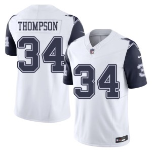 The 'Boys #34 Embroidery Mens Color Rush Jalen Thompson White Jerseys 401937-200