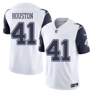 Big D Men's Color Rush James Houston Football #41 White Jerseys 894881-946