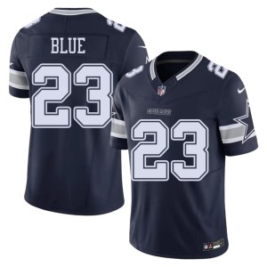 Dallas #23 Men's Navy NIL Jaydon Blue Jersey 496475-397