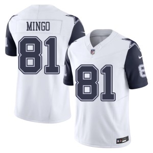 DAL Men Jonathan Mingo #81 Color Rush White Embroidery Jerseys 256764-238