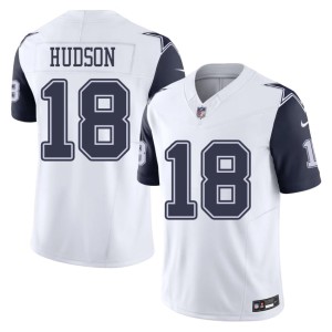 Big D Color Rush 2026-27 Jordan Hudson Men's White #18 Jersey 480032-263