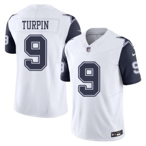 Cowboys Nation #9 White Men KaVontae Turpin Color Rush Replica Jersey 923086-484