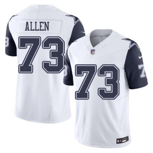 Big D Larry Allen #73 Color Rush White Official Men's Jerseys 921591-314