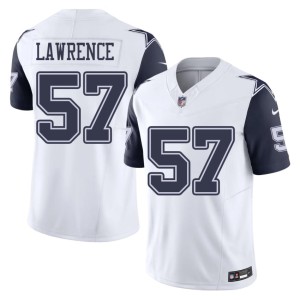 D-Boys White Malachi Lawrence Mens Replica Color Rush #57 Jersey 913163-851