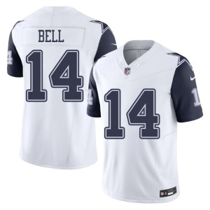 DAL Men's Markquese Bell Color Rush White Game #14 Jersey 116030-646