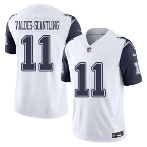 DAL Cowboys Color Rush #11 Marquez Valdes-Scantling Men's NFL White Jersey 452384-500