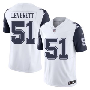 Lone Star Cowboys 2026 #51 Color Rush Mens White Nick Leverett Jersey 624621-804