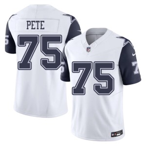 The 'Boys Shiyazh Pete Football #75 Color Rush Men's White Jerseys 991201-859