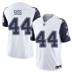 Dallas Cowboys Trent Sieg Color Rush White #44 2026 Men's Jerseys 103608-362