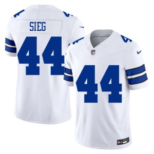 America's Team Trent Sieg #44 White Men's Stitched Jersey 174616-934