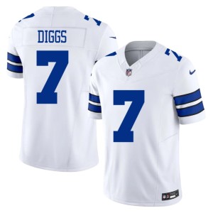 DAL Game Men's White #7 Trevon Diggs Jersey 642502-714