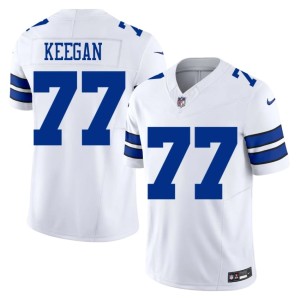 Dallas Cowboys #77 White Embroidery Trevor Keegan Mens Jerseys 277958-966