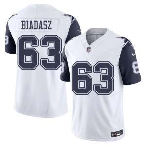 DAL Color Rush Tyler Biadasz #63 White 2026-27 Mens Jersey 923534-693