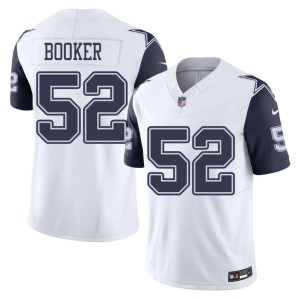 The Pokes Replica #52 White Color Rush Tyler Booker Men Jersey 830893-768