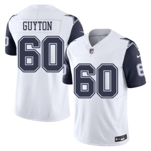 Dallas NFL #60 Men's Color Rush Tyler Guyton White Jerseys 726540-953