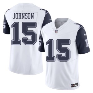 Big D #15 Tyler Johnson Color Rush White NFL Mens Jerseys 153474-197