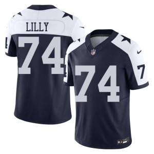 America's Team Game Men's #74 Navy Alternate Bob Lilly Jersey 386338-849