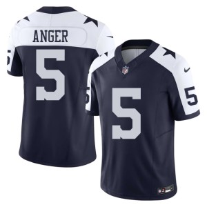 Big D Men's Stitched Navy #5 Bryan Anger Alternate Jerseys 656857-912