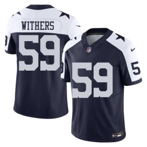 DAL Navy Stitched DJ Withers Alternate Men's #59 Jerseys 951003-592