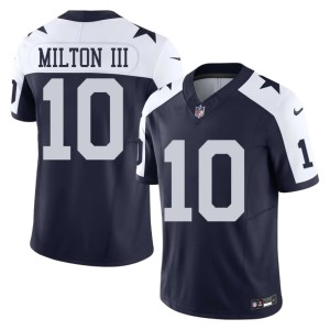 Dem Boys Navy Men's Joe Milton III NFL #10 Alternate Jerseys 854106-705