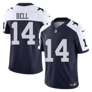 DC Navy #14 Men's Markquese Bell Alternate NFL Jerseys 438473-782