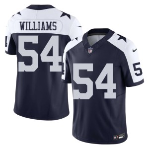 Big D Replica Men's Alternate #54 Sam Williams Navy Jersey 957177-606