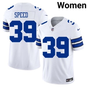 Dallas Womens Limited #39 Ameer Speed White Jerseys 308782-917