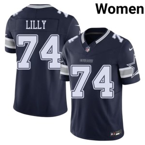 DAL #74 Bob Lilly 2026-27 Navy Women Jersey 103215-444