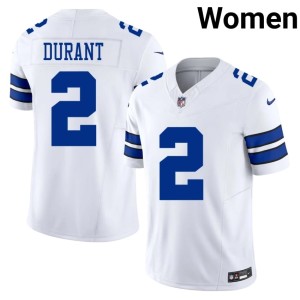 America's Team White Cobie Durant NFL #2 Womens Jerseys 604452-675