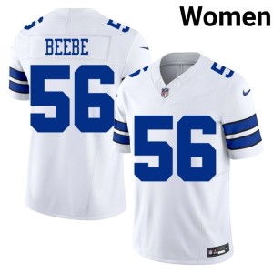 Cowboys White Cooper Beebe Women's Player #56 Jerseys 402818-808
