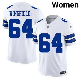 D-Boys #64 DJ Wingfield White Women's Player Jersey 103639-630