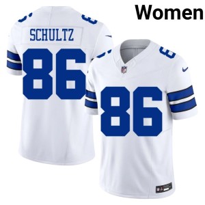 Big D 2026-27 White Womens #86 Dalton Schultz Jerseys 630852-765