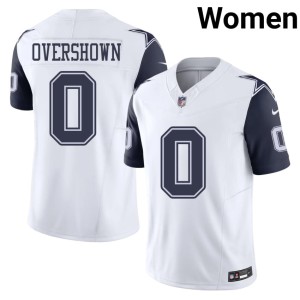 DC DeMarvion Overshown Color Rush White Women #0 Replica Jerseys 980628-131