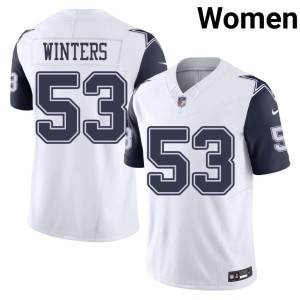 The Pokes Limited Women's White Color Rush Dee Winters #53 Jersey 458403-279