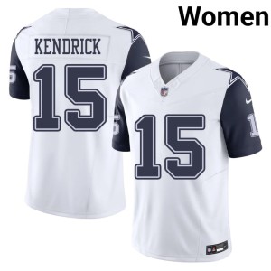 Dallas Color Rush White Women Derion Kendrick #15 NFL Jerseys 899558-333