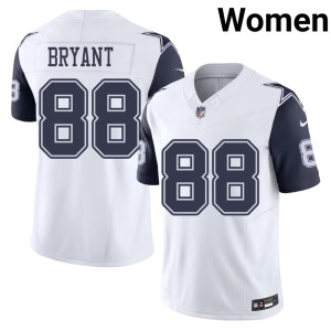 Big D Dez Bryant Women's #88 Color Rush Player White Jerseys 944575-361