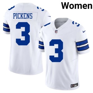 Cowboys Women's White 2026-27 George Pickens #3 Jersey 757834-195