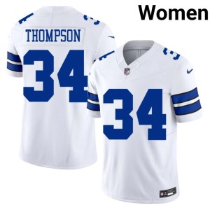 DC Jalen Thompson #34 White Womens Embroidery Jersey 249019-592